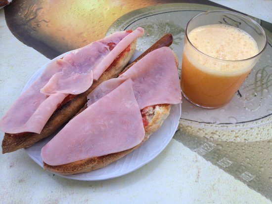 Tostada de Jamón York